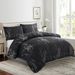 Premium Black Marble Duvet Cover Set - Twin/Full/Queen/King Size - Reversible Stone Pattern With Pillowcases - Breathable Brushed Polyester_voghion.com