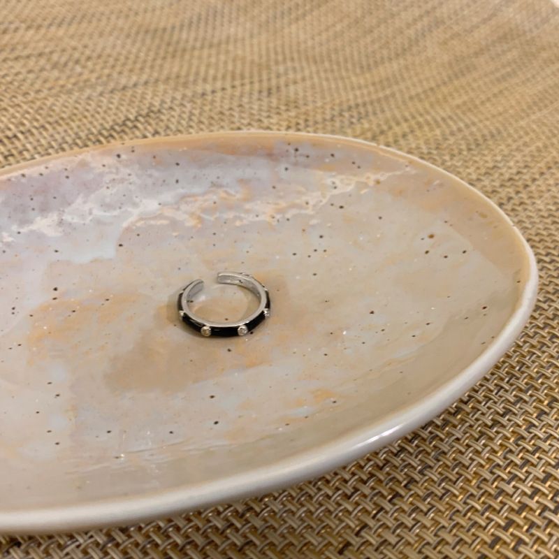 Anello aperto con zircone a doppio strato, personalità della moda femminile, anello per mignolo, design di nicchia, anello per dito indice regolabile_voghion.com