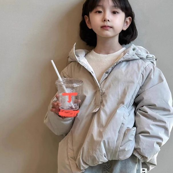 2025 Winter Nieuwe Gewatteerde Trui Dons Katoenen Jas Capuchon Casual Losse Dunne Dikke Warme Jas met Lange Mouwen_voghion.com
