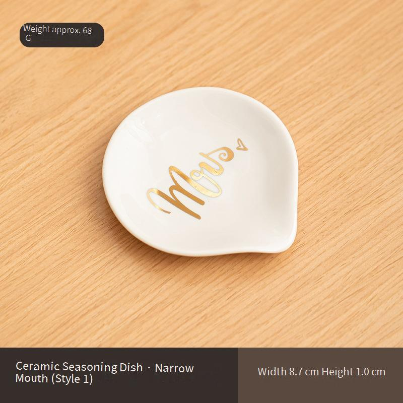 Creative Ceramic Spoon Rest - Thickened Non-Slip Design For Restaurants & Home Use, Decorative Soup Spoon Holder With Unique Patterns_voghion.com