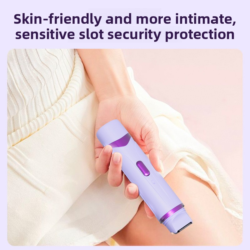 2-In-1 Electric Hair Trimmer For Women - Bikini & Body Hair Remover Rechargeable & Waterproof_voghion.com