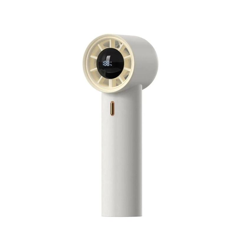 Handheld Portable Fan With Ice Cooler, Monitor, 3600mAh Rechargeable Personal Fan, Ultra Small But Powerful, Small Pocket Fan_voghion.com