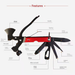 16-in-1 Folding Multi-functional Axe Hammer Emergency Tool Outdoor Camping Multi-purpose Tool_voghion.com