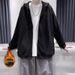 Bluza z kapturem, wersja koreańska, męski modny uniwersalny jesienny strój, luźny i przystojny strój dla pary z polarem_voghion.com
