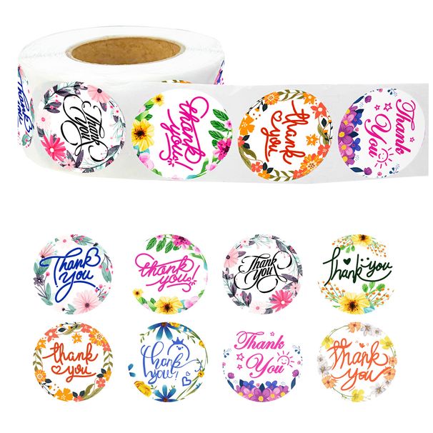 Stationery Sticker English expression thanks sticker roll paste material hand account sealing roll paste_voghion.com
