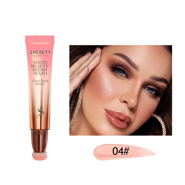 SHCOETY 7-Shade Liquid Blush & Contour Pen - Highlighter With Fine Shimmer, Natural Rosy Glow & Sculpting Effect_voghion.com