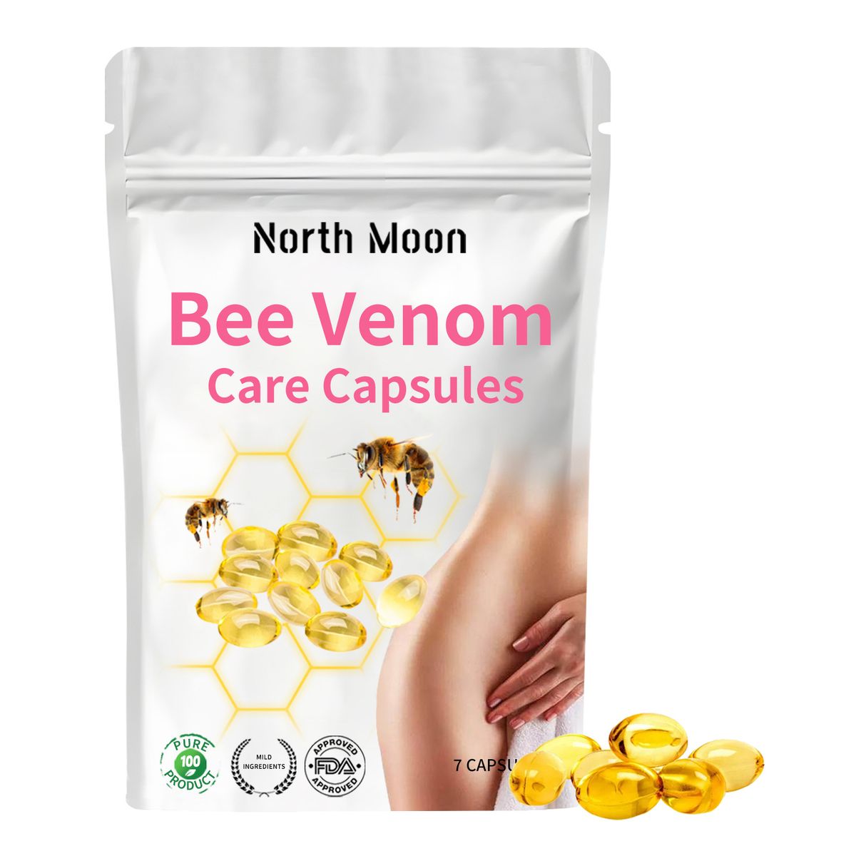 Women's private care capsules moisturize, moisturize, firm, shape, and enhance the vitality of private skincare_voghion.com