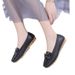 2025 Spring And Autumn New Solid Color Bow Decoration Round Toe Mid-Calf Slip-On Flat Casual Shoes Trend_voghion.com