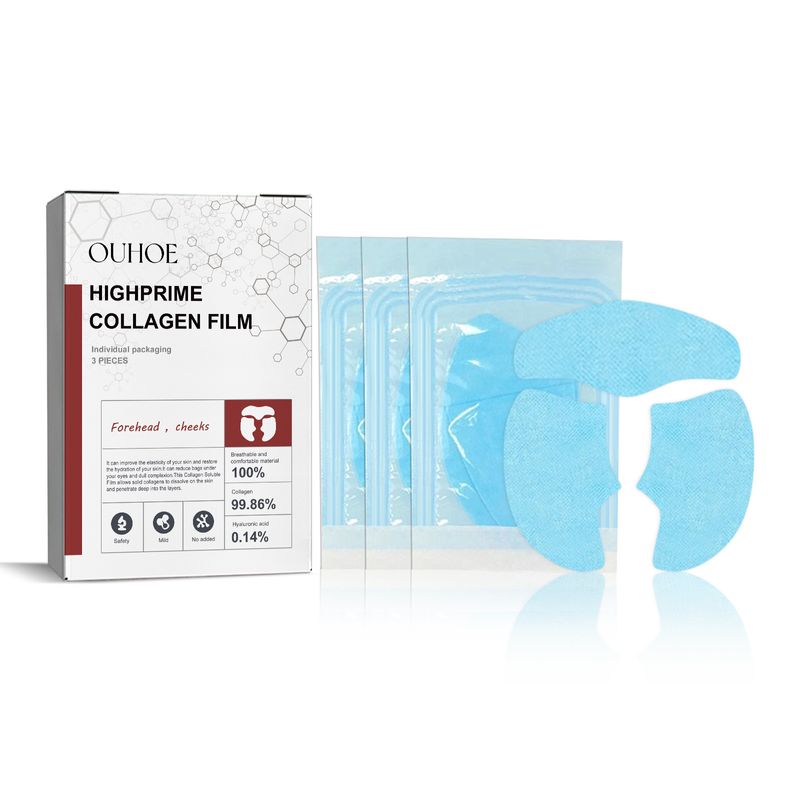 OUHOE collagène hydrolysé raffermissant lignes éclaircissantes du visage masque pour les yeux masque facial ensemble de soins de la peau_voghion.com