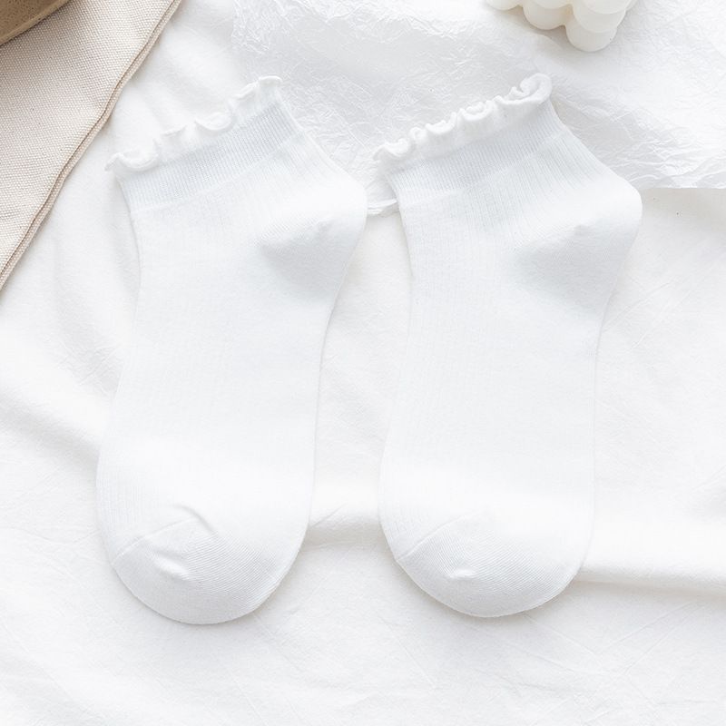 Wood Ear Socks Spring and Summer Thin Short Socks_voghion.com