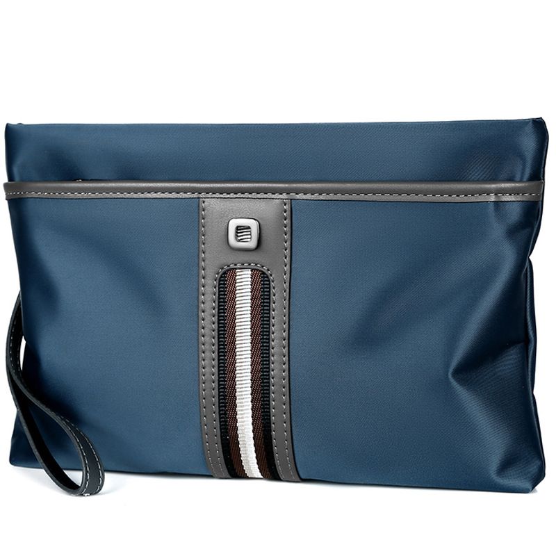 Men's Canvas Cluch 2022 New Trend Large Capaciy Business Casual Simple Clean Version Nylon Oxford Cloh Handheld_voghion.com