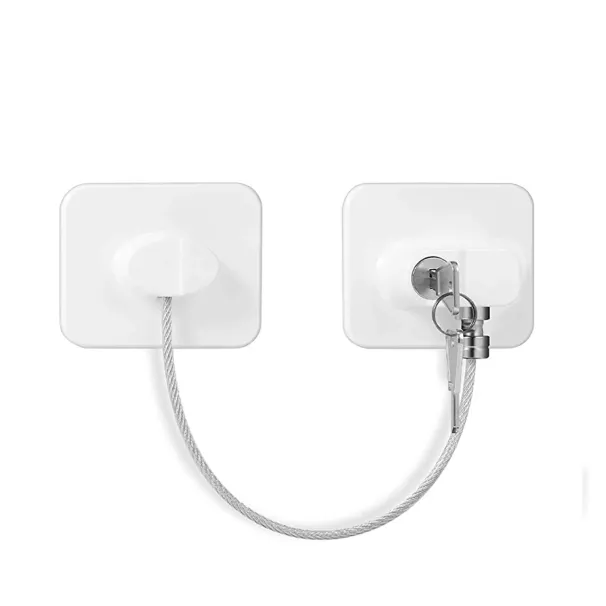 1 KOS Varnostna ključavnica za hladilnik za dojenčke s ključi ali kodirano ključavnico Varnostne ključavnice za omarice za dojenčke Ključavnice za drsna vrata omare_voghion.com