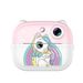 High Quality New HD Polaroid Cartoon Unicorn Children's Thermal Printing Digital Camera_voghion.com