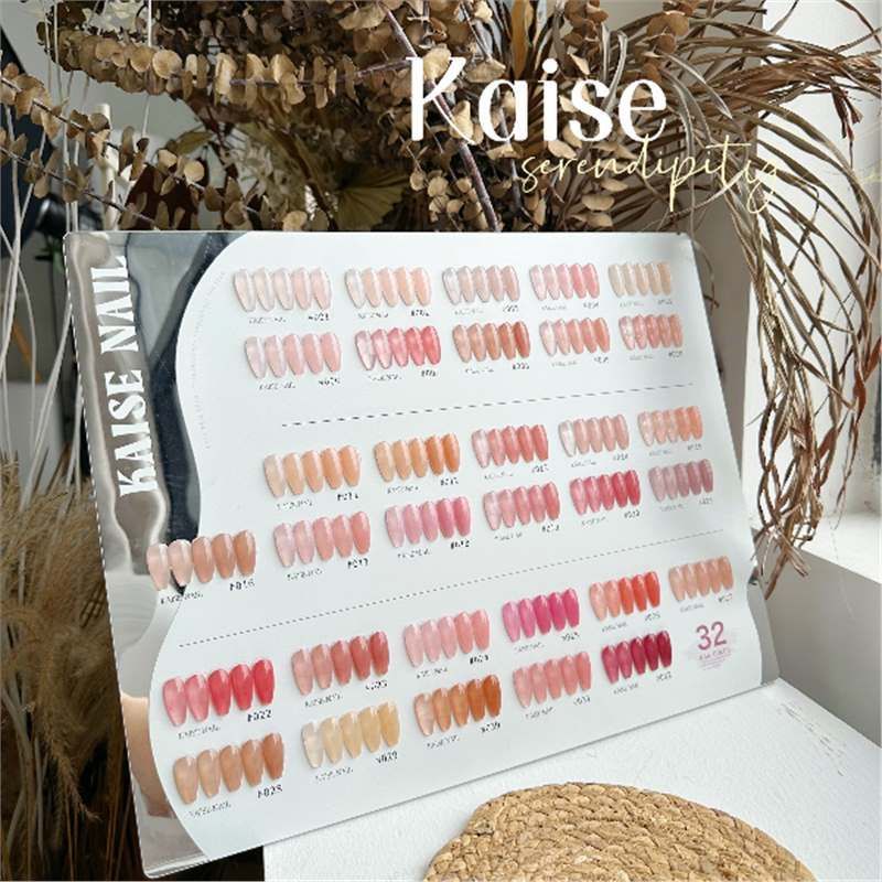 【Kaishe 32 Colors Jade Creamy Translucent Whitening Blush Huanhuan Color Base Salon Customer Attraction Nail Polish Gel_voghion.com