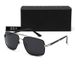 New men's polarized fashionable trendy square frame sunglasses, driving and outing sunglasses 551_voghion.com