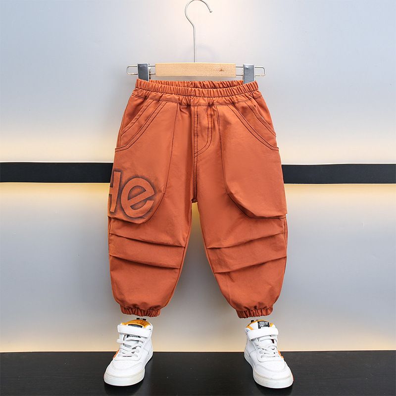 Kid's Clothing Boys pants spring and autumn 2024 autumn new children's casual pants stylish middle and large children's fashion overalls versatile_voghion.com
