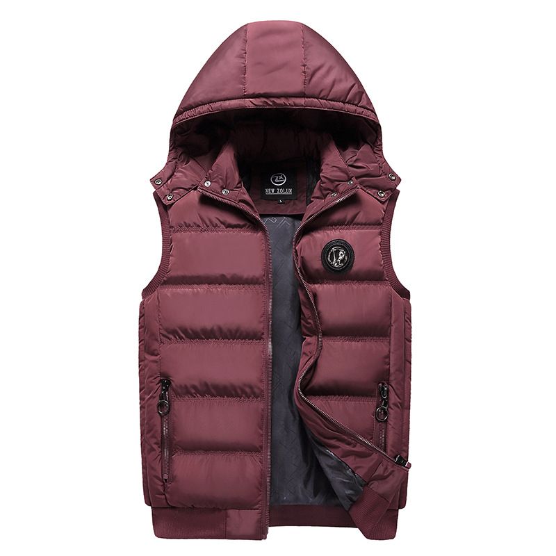 Abbigliamento maschile Gilet casual versatile da uomo e da donna in cotone, invernale, caldo, spesso, di grandi dimensioni, alla moda, giacca da uomo in memory foam_voghion.com