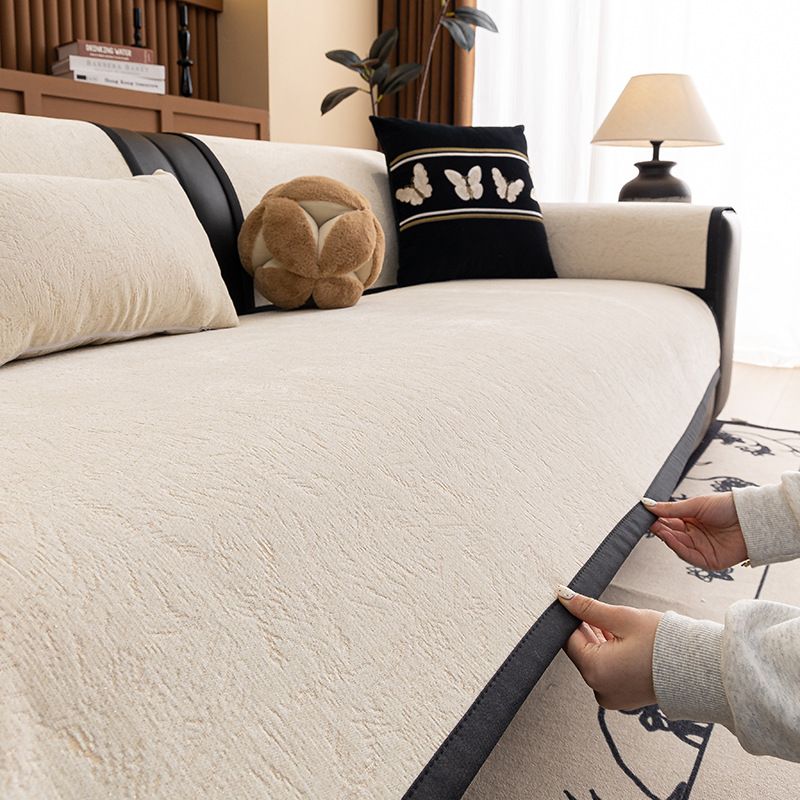 Light Luxury Chenille Cushion Wide Edge Ins Style All-Season Non-Slip Sofa Cover Nordic_voghion.com