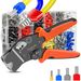 305C VE/TE1200PCS Ferrule Crimping Tool Kit AWG 30-5 Self-Adjusting Ratchet Crimper For End-Sleeves Wire Ends_voghion.com
