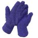Microfiber Dust Removal Coral Fleece Car Wash Cleaning Solid Color Five-Finger Household Absorbent Hair Drying Gloves_voghion.com