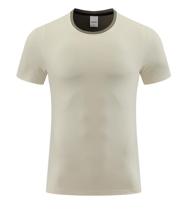 Men's Clothing Sports Short-Sleeved T-Shirts Casual Tops Fitness Training Clothes Quick-Drying Clothes Running_voghion.com