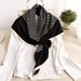 Stile coreano Primavera Autunno Imitazione Striscia di seta 90 Quadrati con calore traforato e protezione solare Sciarpa classica semplificata_voghion.com