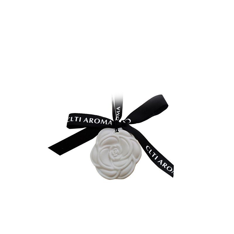Flameless & Safe Fragrance Camellia Gypsum Aromatherapy Tablets Home Wardrobe Bedroom Long Lasting Fragrance Room Incense Girls Car Hanging_voghion.com
