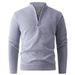 Britischer Herren-Strickpullover – Pullover mit halbem Reißverschluss, lockerer Passform, warm und stylisch – Modetrends_voghion.com