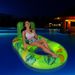 LED Inflatable Lounge Chair - Heavy-Duty PVC With Reinforced Mesh & Dual Air Vents (180cm Waterproof Lights For Adults Pool/Beach Use)_voghion.com