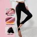 Leggings con fodera in pile da donna - Collant invernali termici ultra morbidi con elastico in vita, calore elevato e comfort per il freddo_voghion.com