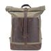 2025s Washed Canvas Große Kapazität Roll-Top Erweiterbarer Rucksack Herren Outdoor Wandertasche_voghion.com
