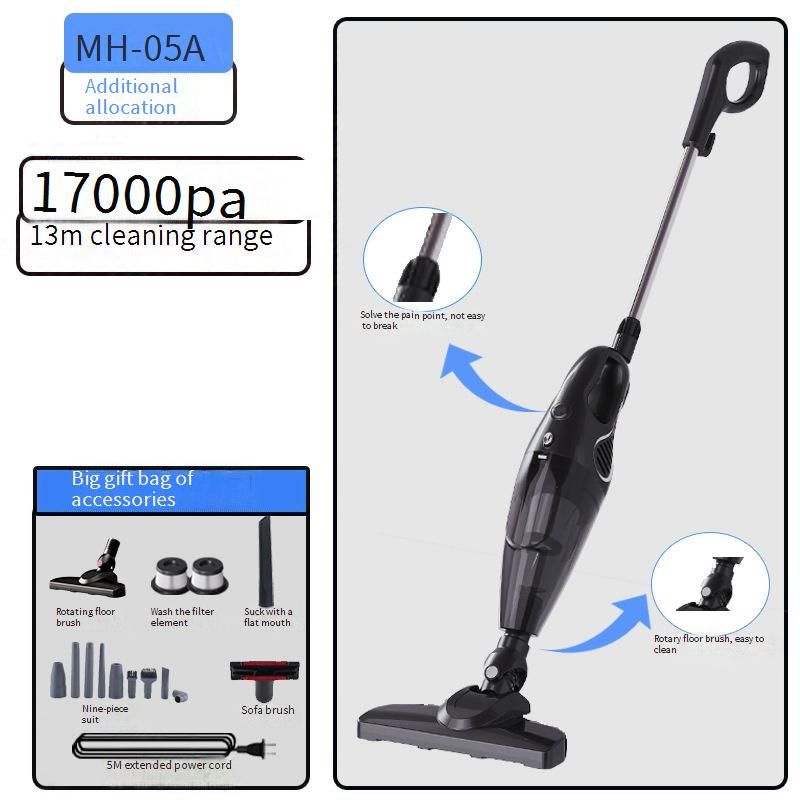Powerful 600W Cordless Vacuum Cleaner With Strong Suction, 2-in-1 Sweep & Mop, Multi-Surface Brush Set, Dust Mite Removal For Home Cleaning_voghion.com