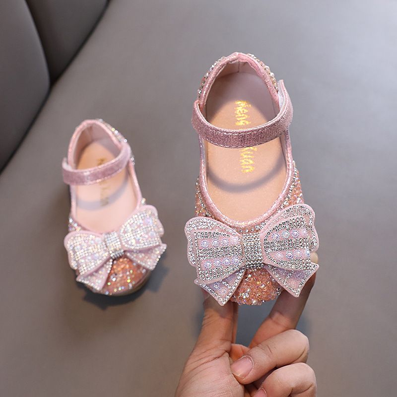 Dziewczynka Dziewczynka Księżniczka Diament Pojedyncze Buty Buty do Tańca Pokazowego_voghion.com