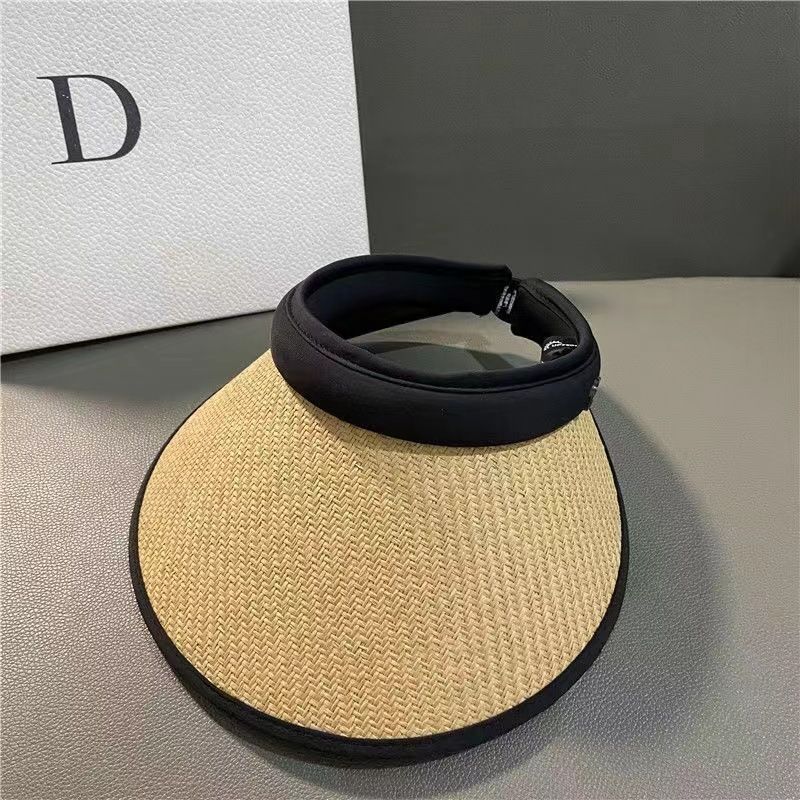Summer sun hat empty top sun protection hat fashion headband sun hat_voghion.com