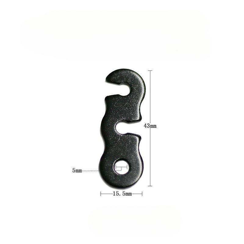 Accessori per ombrellone da campeggio in lega di alluminio con fibbia a tre occhielli, tipo S, indeformabile_voghion.com