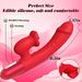 Vibratore per simulazione di riscaldamento con leccamento di bocca e lingua, stimolatore ad alta frequenza, massaggiatore per masturbazione femminile, giocattoli sessuali_voghion.com
