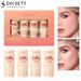 SHCOETY Jelly Blush Set - 2-in-1 Lip & Cheek Tint With Highlighter & Contour Stick - 4 Colors_voghion.com