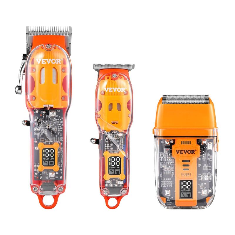 VEVOR Professional Hair Clipper For Men 3-in-1 Hair Clipper Trimmer & Shaver Set_voghion.com