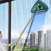Triangle Mop One-Sweep Clean Household Lightweight Sweeping Kitchen Ceiling Tile Floor Cleaning Magic Tool_voghion.com