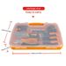 Home Tool Set 34-piece Basic Mechanic Tool Set With Tool Box, Ideal For Home Repairs, Convenient Storage, With Individual Containers For Easy Portability_voghion.com