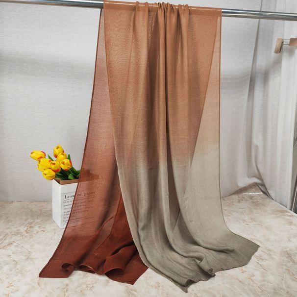 Moslemi pearät Bamboo Gradient Modal Sall Muslim Rayon Puuvillane Lipsuvärv Tindi-tindiga värviline pearätt_voghion.com