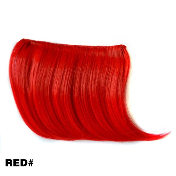 Hairpiece Clip In Extensions Synthetic Gradient Bangs Fake Hair Piece 12 Colors_voghion.com