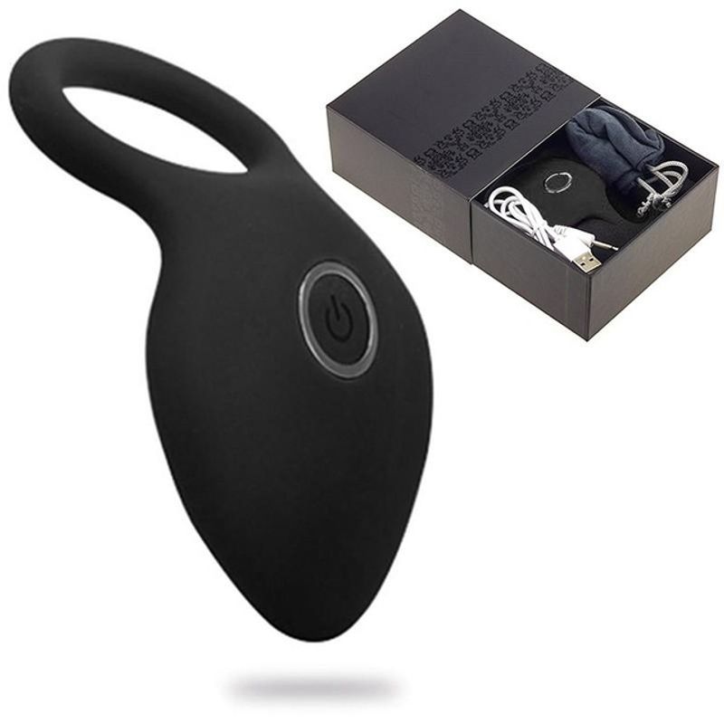 Masturbation Male  Vibrating  Ring Clitoral Stimulation Delay Premature Ejaculation Lock Fine Ring Sex Toy_voghion.com