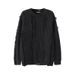 Men’s Slim-Fit Knit Sweater – Trendy Crewneck Pullover For Autumn/Winter ( Casual & Stylish Top, Acrylic Blend, Wavy Texture)_voghion.com