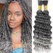Extensions de cheveux ondulés au crochet – Synthétiques, pour hommes et femmes, faciles à coiffer_voghion.com