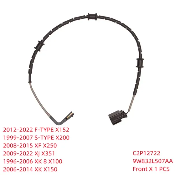 Für JAGUAR F-TYPE X152 XF X250 XJ X351 X150 S-TYPE X200 XK 8 X100 Vorne Hinten Systeme Bremse Tragen Sensor Alarm_voghion.com