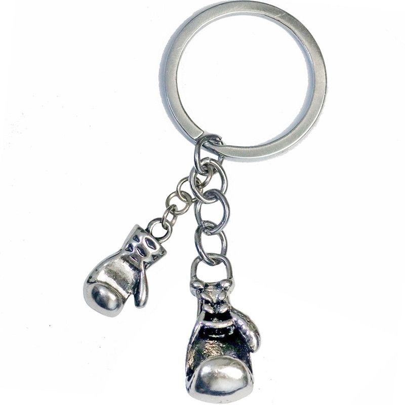 Boxing gloves keychain metal key ring  new hot selling creative gifts_voghion.com