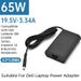 Adaptateur secteur 65 W pour ordinateurs portables Dell, chargeur 19,5 V 3,34 A avec câble 4,5 x 3,0 mm_voghion.com