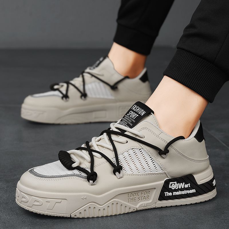 Niche Men's Summer 2024 New Korean Version The Trend Of Youth Sports Leisure Small White Board Fashion Shoes_voghion.com