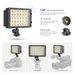 Neewer 160 CN-160 Dimmable Ultra High Power Panel Camera / Camcorder Video Light, LED Light For Digital SLR Cameras_voghion.com